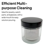Maxbell 2xDiamond Washing Cup Sieve Jewelry Cleaning Jar for Beads Watch Parts Glasses