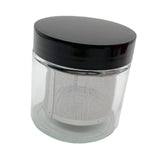Maxbell 2xDiamond Washing Cup Sieve Jewelry Cleaning Jar for Beads Watch Parts Glasses