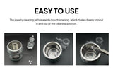 Maxbell 2xDiamond Washing Cup Sieve Jewelry Cleaning Jar for Beads Watch Parts Glasses