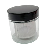 Maxbell 2xDiamond Washing Cup Sieve Jewelry Cleaning Jar for Beads Watch Parts Glasses