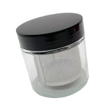 Maxbell 2xDiamond Washing Cup Sieve Jewelry Cleaning Jar for Beads Watch Parts Glasses