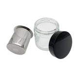 Maxbell 2xDiamond Washing Cup Sieve Jewelry Cleaning Jar for Beads Watch Parts Glasses