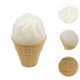 Maxbell Ring Earrings Gift Box Ice Cream Shape Holder for Birthday Anniversary Party B