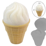 Maxbell Ring Earrings Gift Box Ice Cream Shape Holder for Birthday Anniversary Party B