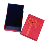 Maxbell Jewelry Box Gift Versatile Jewelry Gift Box for Pendants Earrings Stud Rings Red