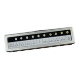 Maxbell Simulated Diamond Color Scale Holder Supplies Stone Tester Color Tester Tool Silver Box