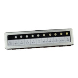 Maxbell Simulated Diamond Color Scale Holder Supplies Stone Tester Color Tester Tool Silver Box