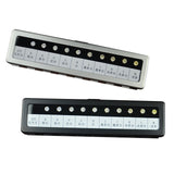 Maxbell Simulated Diamond Color Scale Holder Supplies Stone Tester Color Tester Tool Silver Box