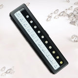 Maxbell Simulated Diamond Color Scale Holder Supplies Stone Tester Color Tester Tool Black Box