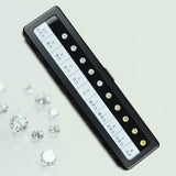 Maxbell Simulated Diamond Color Scale Holder Supplies Stone Tester Color Tester Tool Black Box