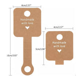 Maxbell 200x Bracelet Display Cards Showing Tags Kraft Jewelry Packaging Cards