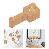 Maxbell 200x Bracelet Display Cards Showing Tags Kraft Jewelry Packaging Cards