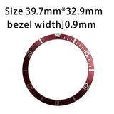 Maxbell Watch Bezel Insert for Women Men Watch Accessories Aluminum Replacement Part