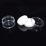 Maxbell 200 Pieces Small Loose Display Box with Clear Lid Empty Gemstone Holder Case Black