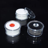 Maxbell 200 Pieces Small Loose Display Box with Clear Lid Empty Gemstone Holder Case Black