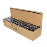 Maxbell 200 Pieces Small Loose Display Box with Clear Lid Empty Gemstone Holder Case Black
