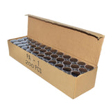 Maxbell 200 Pieces Small Loose Display Box with Clear Lid Empty Gemstone Holder Case Black