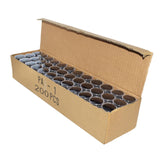 Maxbell 200 Pieces Small Loose Display Box with Clear Lid Empty Gemstone Holder Case Black