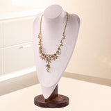 Maxbell Necklace Display Chain Bust Stand Holder Shop Trades Shows Jewelry Organizer