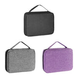 Maxbell Watch Band Storage Case Compact Travel Use for 20 Watch Straps Carrying Case Black