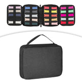 Maxbell Watch Band Storage Case Compact Travel Use for 20 Watch Straps Carrying Case Black