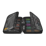 Maxbell Watch Band Storage Case Compact Travel Use for 20 Watch Straps Carrying Case Black