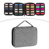 Maxbell Watch Band Storage Case Compact Travel Use for 20 Watch Straps Carrying Case Gray