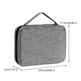 Maxbell Watch Band Storage Case Compact Travel Use for 20 Watch Straps Carrying Case Gray