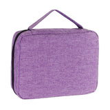 Maxbell Watch Band Storage Case Compact Travel Use for 20 Watch Straps Carrying Case Violet