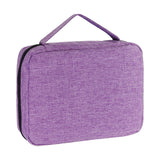 Maxbell Watch Band Storage Case Compact Travel Use for 20 Watch Straps Carrying Case Violet