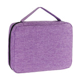 Maxbell Watch Band Storage Case Compact Travel Use for 20 Watch Straps Carrying Case Violet