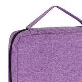 Maxbell Watch Band Storage Case Compact Travel Use for 20 Watch Straps Carrying Case Violet