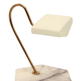 Maxbell Marble Watch Stand Watch Holder for Retail Countertop Personal Use Men Women White