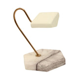 Maxbell Marble Watch Stand Watch Holder for Retail Countertop Personal Use Men Women White