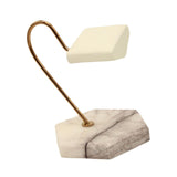Maxbell Marble Watch Stand Watch Holder for Retail Countertop Personal Use Men Women White