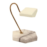 Maxbell Marble Watch Stand Watch Holder for Retail Countertop Personal Use Men Women White