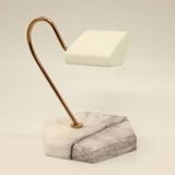 Maxbell Marble Watch Stand Watch Holder for Retail Countertop Personal Use Men Women White