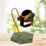 Maxbell Marble Watch Stand Watch Holder for Retail Countertop Personal Use Men Women Green