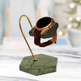 Maxbell Marble Watch Stand Watch Holder for Retail Countertop Personal Use Men Women Green