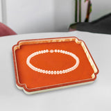 Maxbell Jewelry Tray Jewelry Organizer for Shopping Mall Jewelry Live Broadcast orange