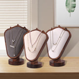 Maxbell Jewelry Display Bust Stand Decoration Necklace Holder for Shop Store Dresser Deep Gray