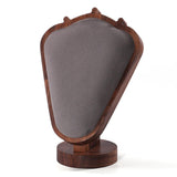 Maxbell Jewelry Display Bust Stand Decoration Necklace Holder for Shop Store Dresser Deep Gray