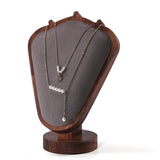 Maxbell Jewelry Display Bust Stand Decoration Necklace Holder for Shop Store Dresser Deep Gray