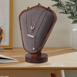 Maxbell Jewelry Display Bust Stand Decoration Necklace Holder for Shop Store Dresser Deep Gray