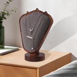 Maxbell Jewelry Display Bust Stand Decoration Necklace Holder for Shop Store Dresser Deep Gray