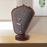 Maxbell Jewelry Display Bust Stand Decoration Necklace Holder for Shop Store Dresser Deep Gray