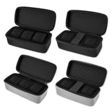 Maxbell Watch Travel Case Solid Anti-fall 2/3 Slots for Desktop Household Protection Type 1 Black
