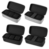 Maxbell Watch Travel Case Solid Anti-fall 2/3 Slots for Desktop Household Protection Type 1 Black