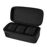 Maxbell Watch Travel Case Solid Anti-fall 2/3 Slots for Desktop Household Protection Type 1 Black