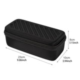 Maxbell Watch Travel Case Solid Anti-fall 2/3 Slots for Desktop Household Protection Type 1 Black